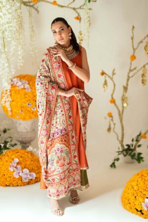 Rina Rust Two-Piece Set