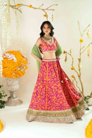Ena Amethyst Lehenga Set