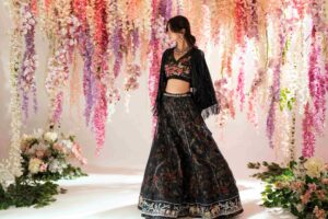 Arin Onyx Lehenga Set