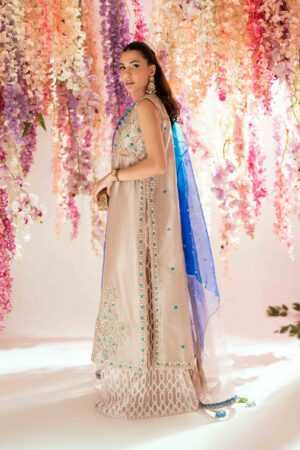 Rhea Gold Long Coat Set
