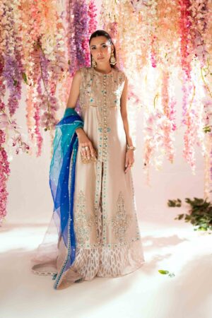 Rhea Gold Long Coat Set
