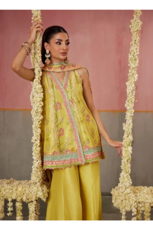 Zaria Kiwi Shirt And Dupatta