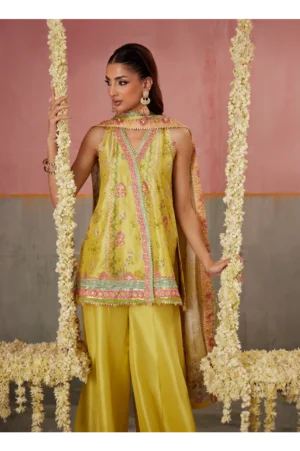Zaria Kiwi Shirt And Dupatta