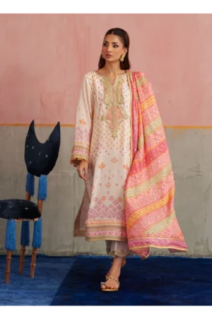 Isa Ivory Shirt and Dupatta