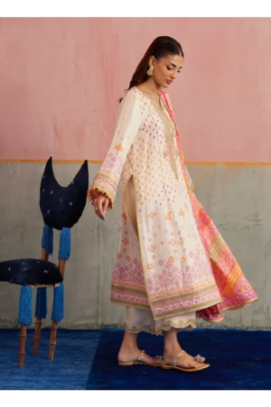 Isa Ivory Shirt and Dupatta