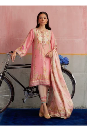 Vic Blush Shirt And Dupatta