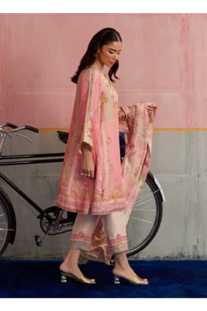 Vic Blush Shirt And Dupatta