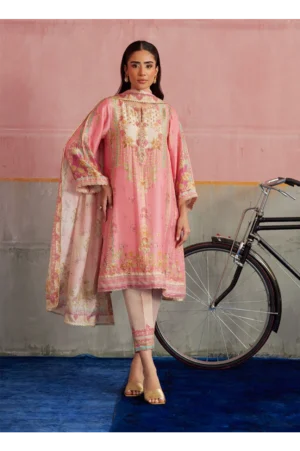 Vic Blush Shirt And Dupatta