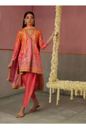 Ananya Ombre Shirt And Dupatta