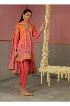 Ananya Ombre Shirt And Dupatta