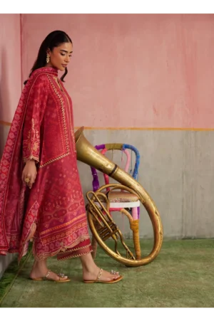 Inuki Maroon Shirt And Dupatta