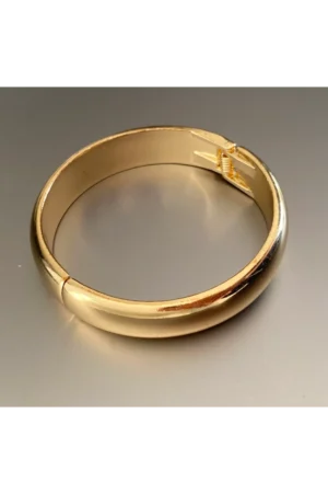 Chunky Mirrored Gold Bangle