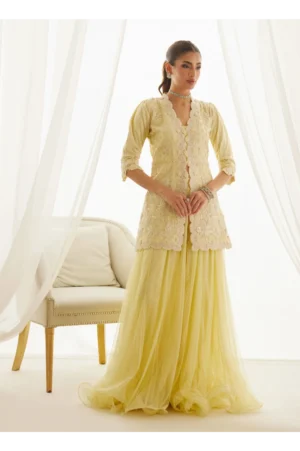 Lavin Lemon Shirt And Lehnga