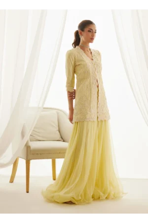Lavin Lemon Shirt And Lehnga