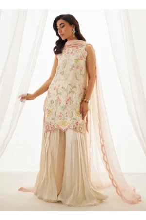 Anouk Ivory Shirt And Dupatta