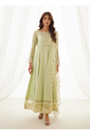 Leni Apple Green Shirt And Dupatta