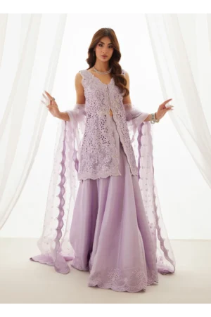 Lumi Lavender Shirt, Lehenga And Dupatta