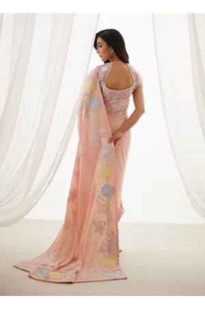 Neve Blush Saree And Blouse