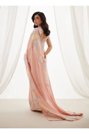 Neve Blush Saree And Blouse