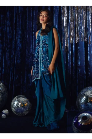 Pri Prussian Blue Saari Jacket