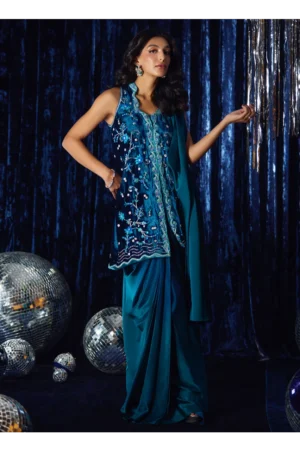 Pri Prussian Blue Saari Jacket