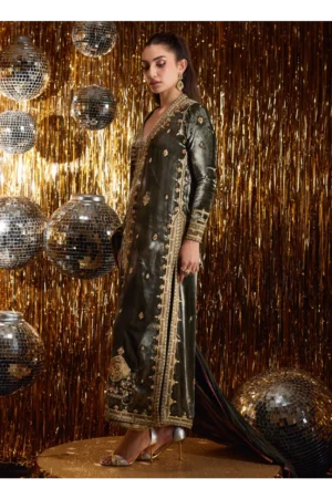 Sarina Slate Shirt And Dupatta