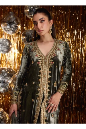Sarina Slate Shirt And Dupatta