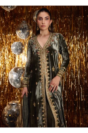 Sarina Slate Shirt And Dupatta