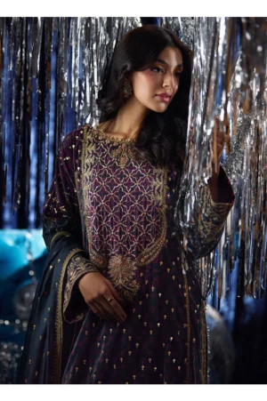 Reeya Velvet Shirt And Dupatta