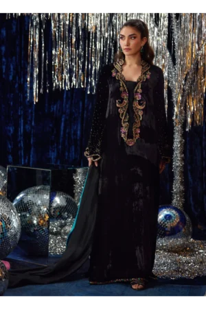 Nori Black Kaftan