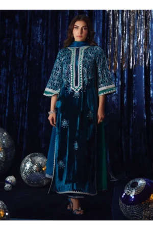 Teen Teal Shirt And Dupatta