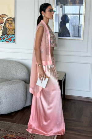 Blush Bloom Cape and Skirt