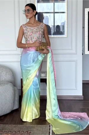 Rainbow Saree