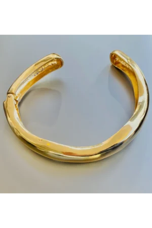 Statement Torque Necklace In Yellow Gold
