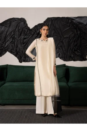 Pearl white three peice suit