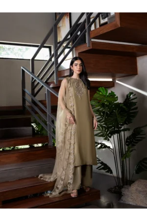 Champagne Beige Three Piece Suit