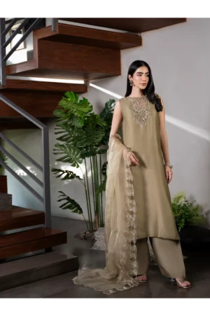 Champagne Beige Three Piece Suit