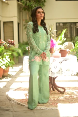 Sage with Trousers