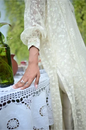 Pastel Blonde ( Kurta with pants )