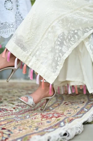 Pastel Blonde ( Kurta with pants )
