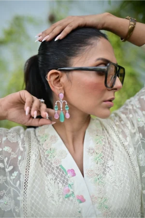 Pastel Blonde ( Kurta with pants )