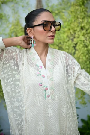 Pastel Blonde ( Kurta with pants )