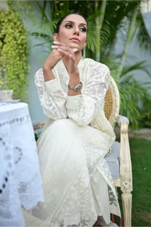 Pastel Blonde ( Kurta with pants )