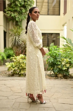 Pastel Blonde ( Kurta with pants )