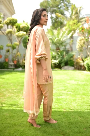 Mocha with Khari Shalwar