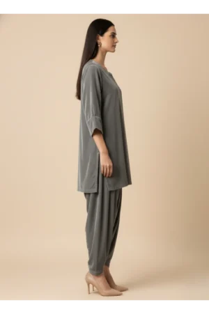 Seraph Grey Velvet Set