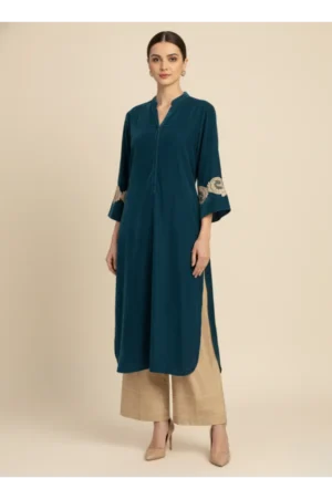 Celene Teal Velvet