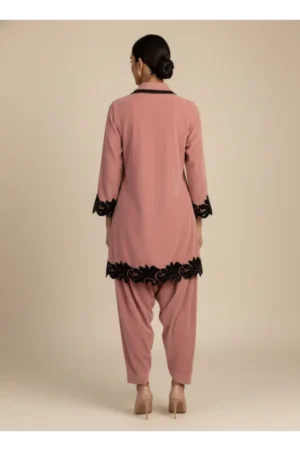 Marise Blush Velvet Set