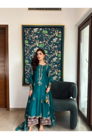 Zinc Green Three-Piece