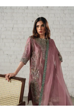 Blush Blaise Hand-Embroidered Silk Three-Piece